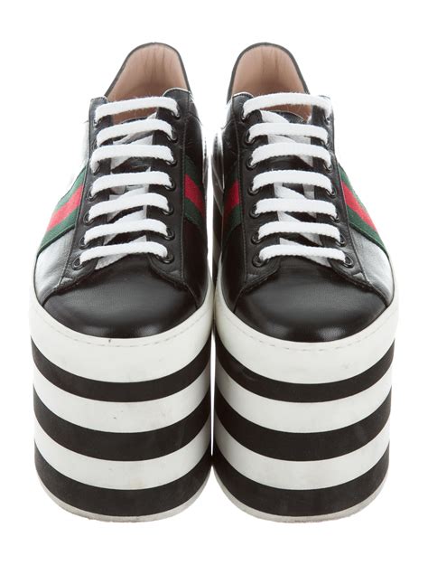 gucci peggy platform sneaker|gucci platform wedges.